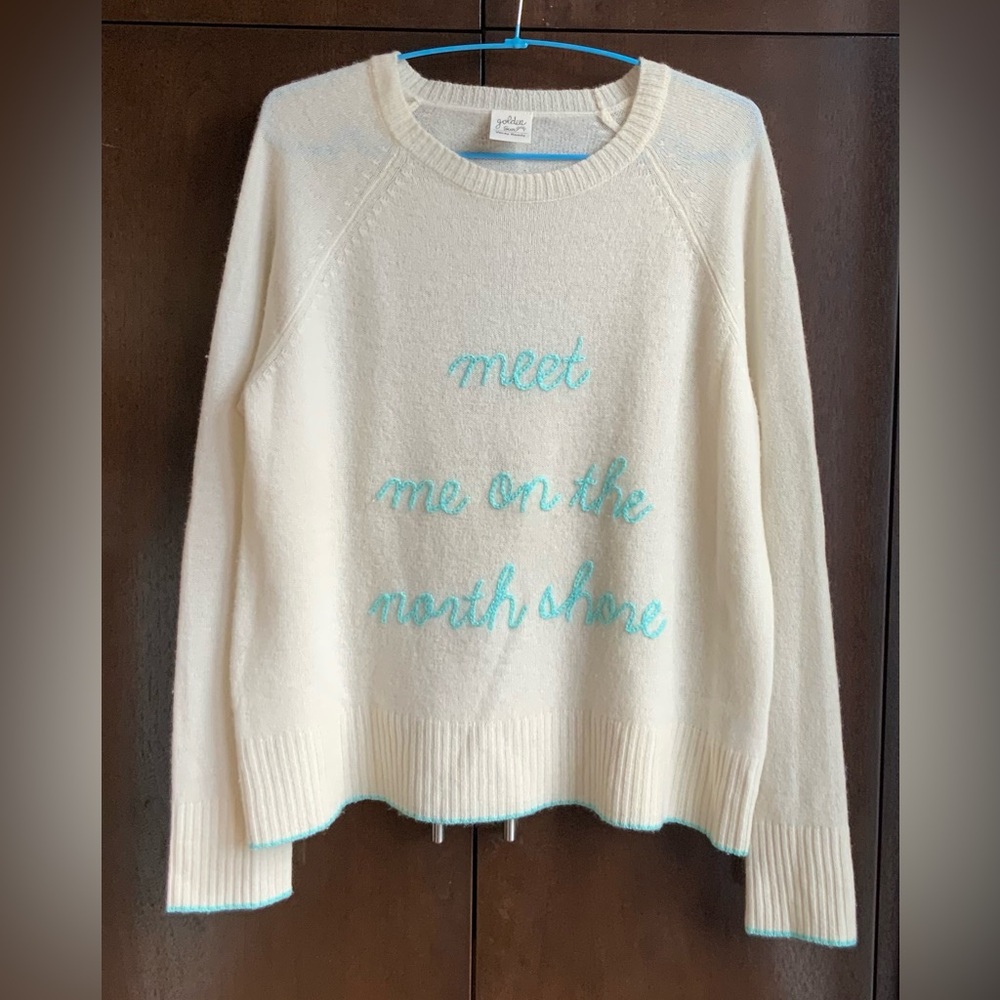 GOLDEN SUN Cream Cashmere Sweater